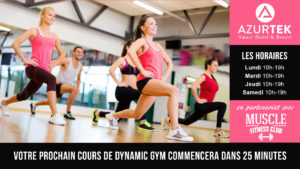 Salle de sport affichage numérique pour les hôtels Azurtek